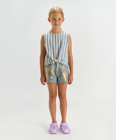 TNRosanna Regular Fit Denim Shorts meisjes korte broek blauw