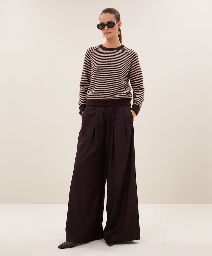 Dames trui bordeaux