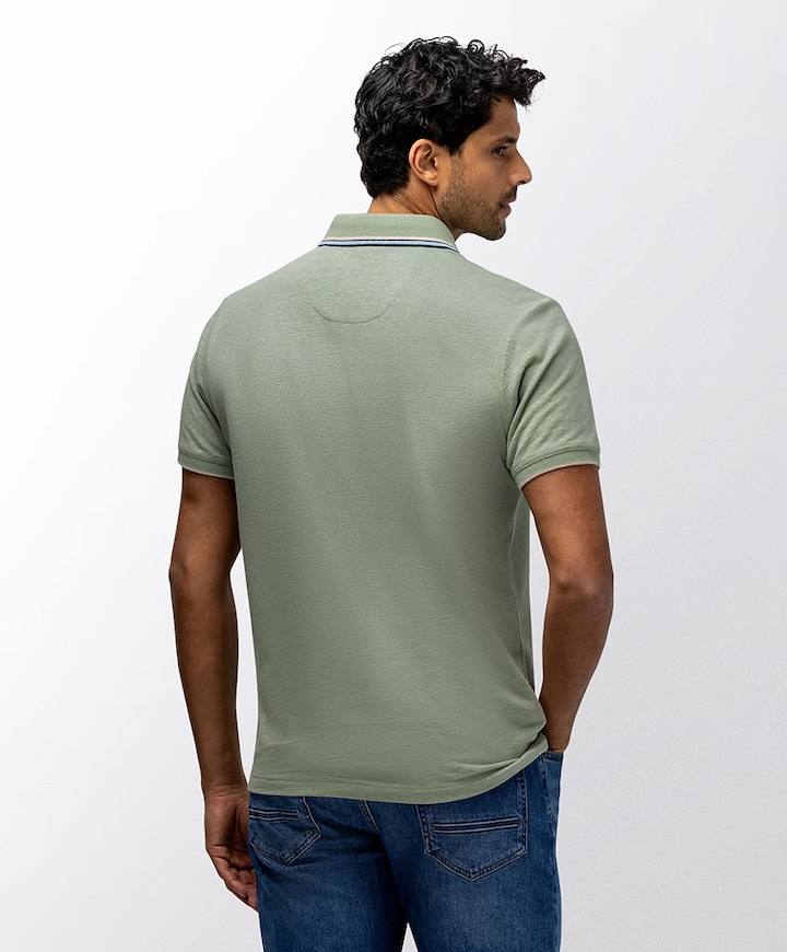 Heren polo groen