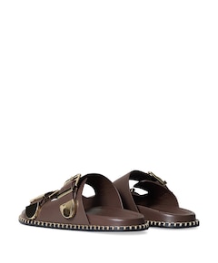 dames slippers bruin