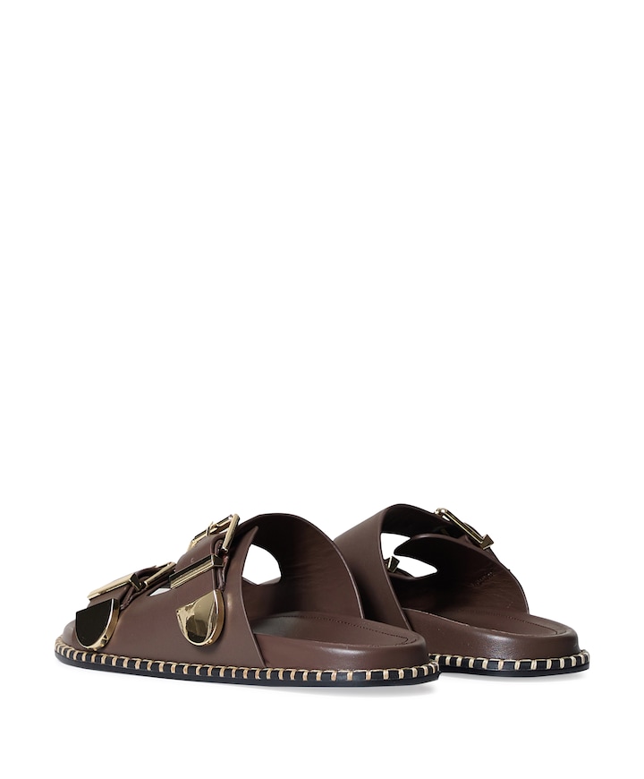 dames slippers bruin