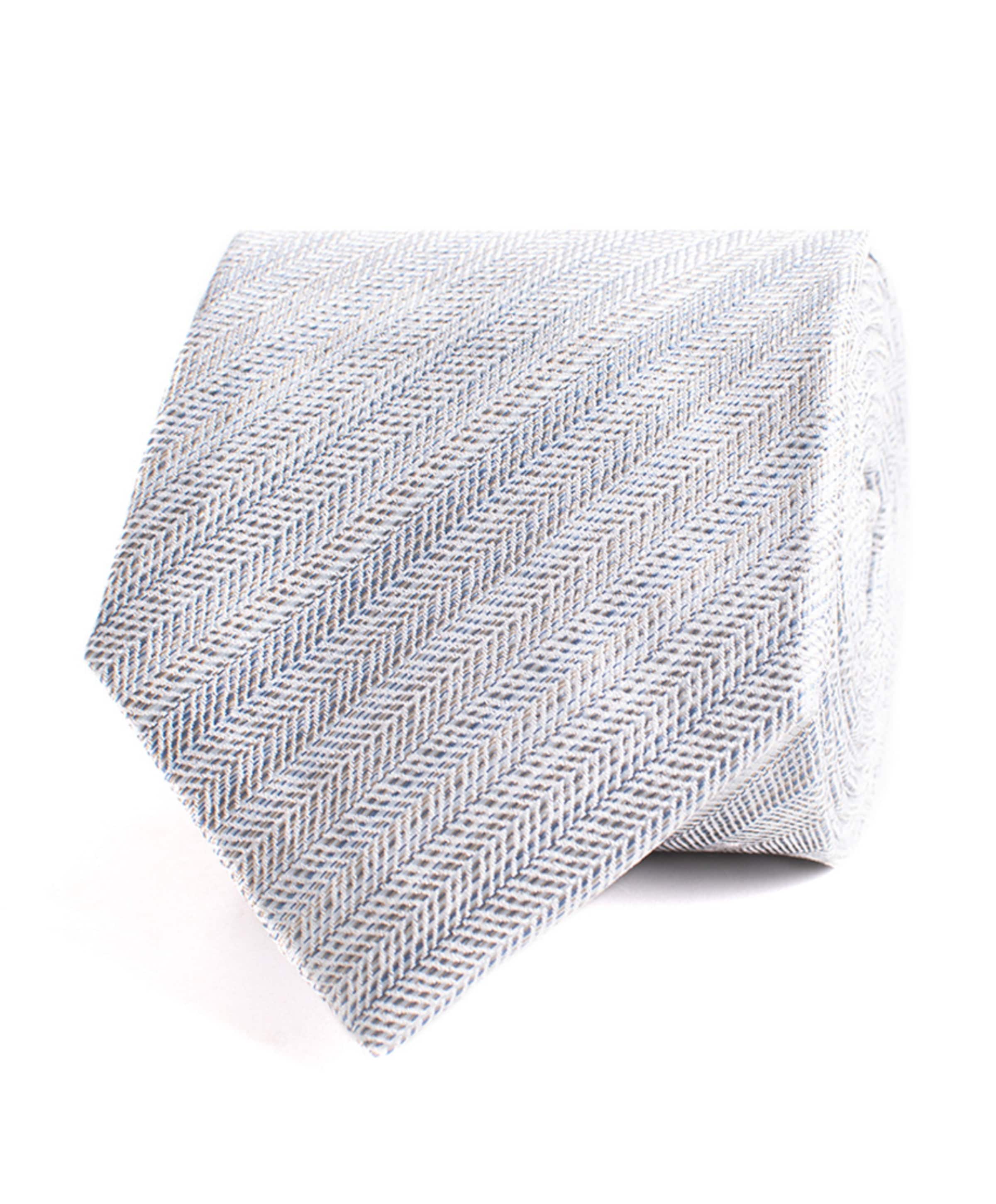 Heren stropdas blauw