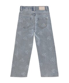 2300 Wide Fit Heart meisjes broek blauw