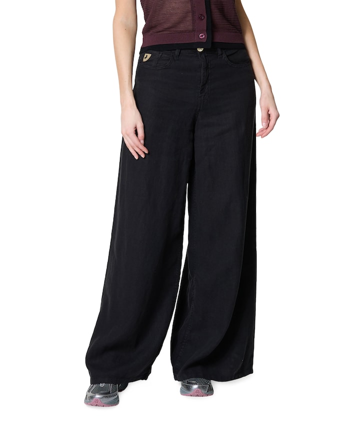 Marlene 8032 Linen Summer dames jeans zwart