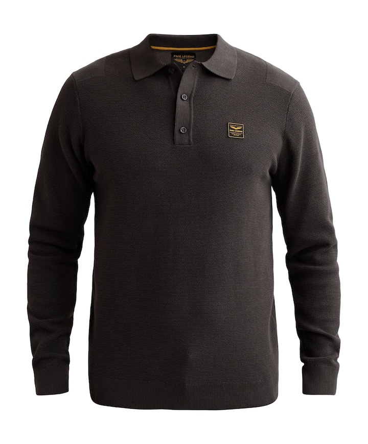 Heren polo blauw