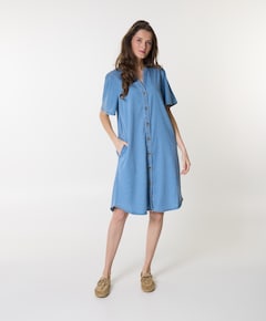 Dames jurk blauw