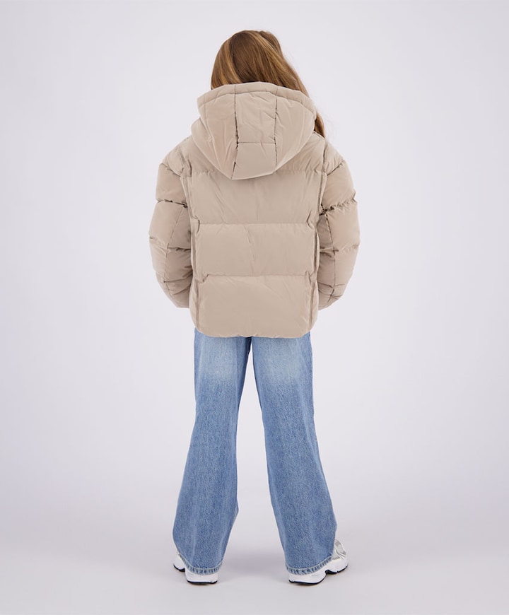 Meisjes jas beige