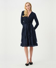 Dames jurk blauw