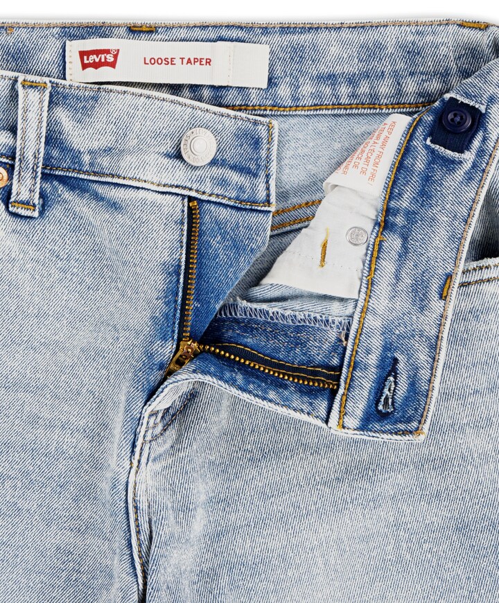 LVB stay loose taper jeans jongens jeans blauw