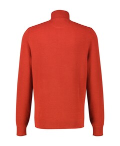 Heren trui met rits rood