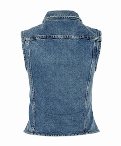 Dames gilet blauw