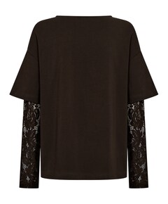 Dames longsleeve bruin