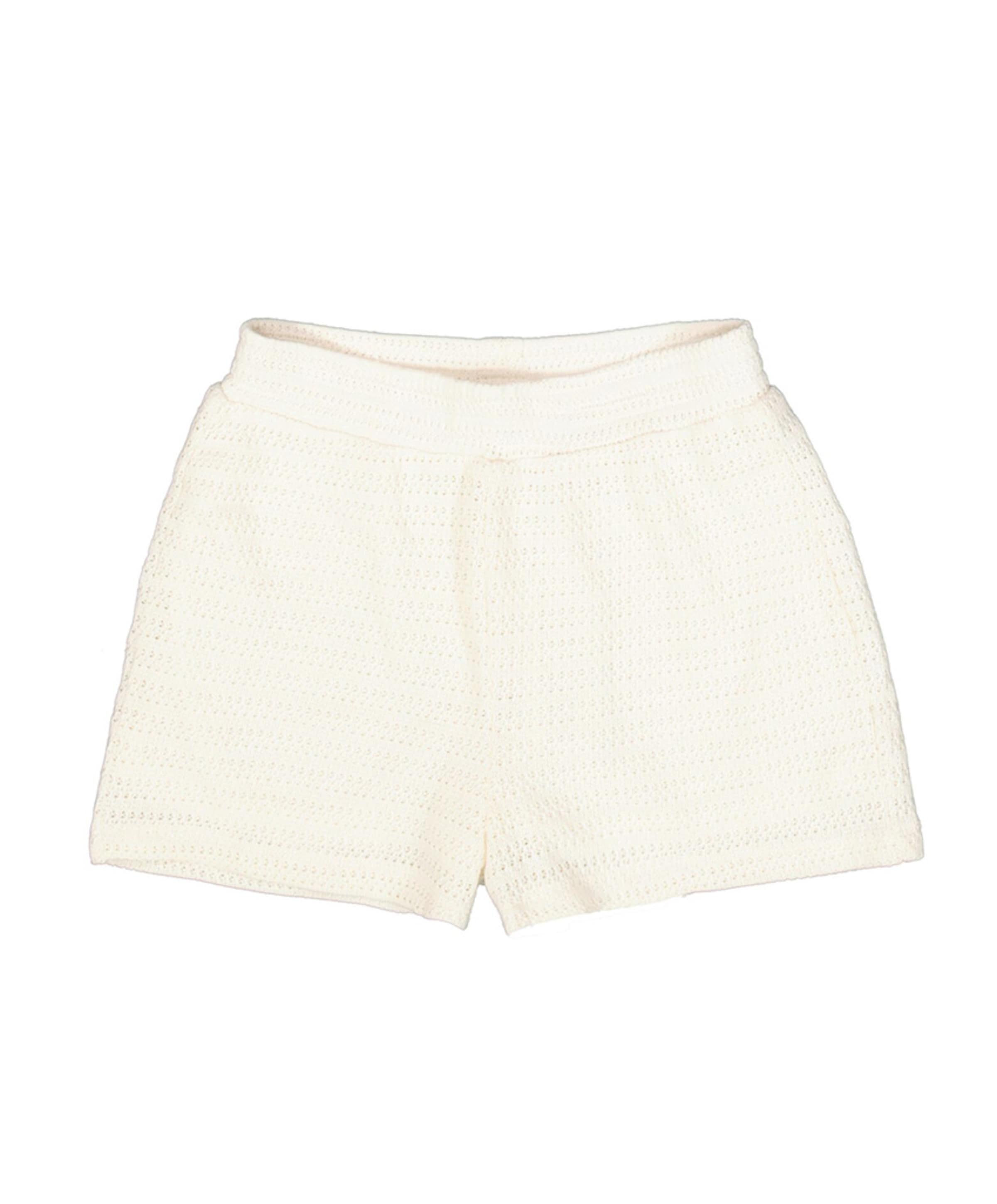 Q262531_girls short meisjes korte broek ecru