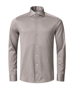 Heren overhemd lange mouw beige