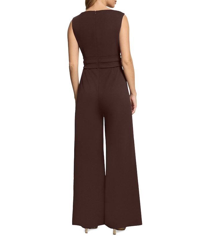 dames jumpsuit bruin