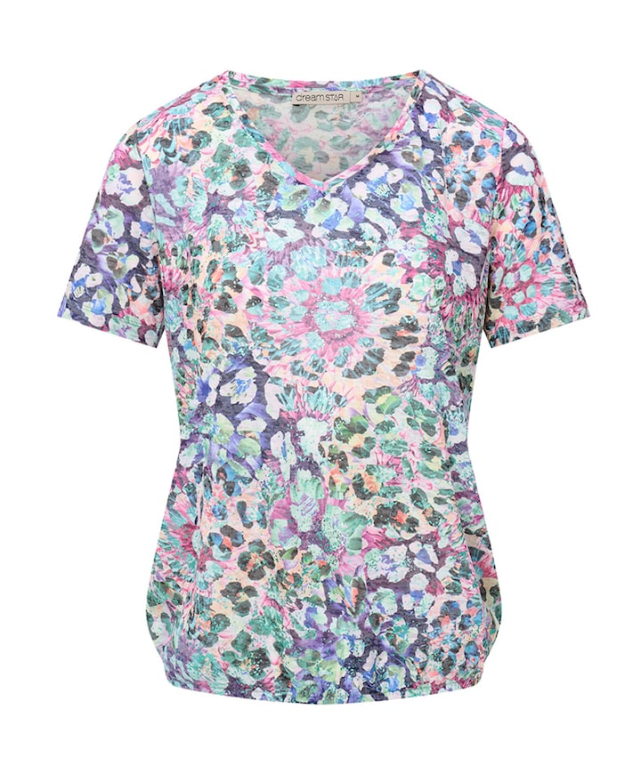 Dames T-shirt multicolor