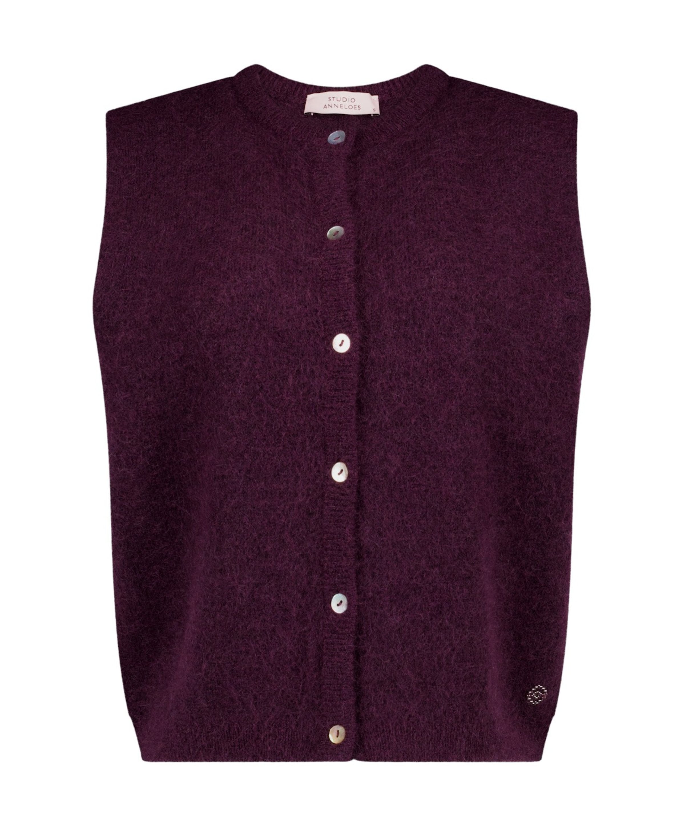 Dames gilet bordeaux