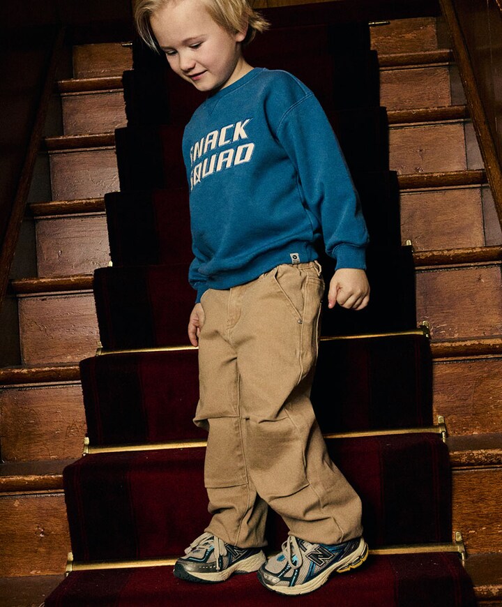 Jongens sweater blauw
