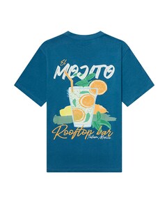 Heren T-shirt blauw