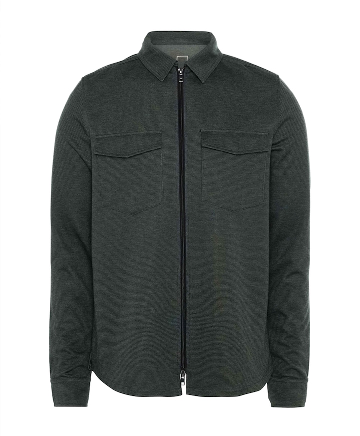 Heren overshirt groen