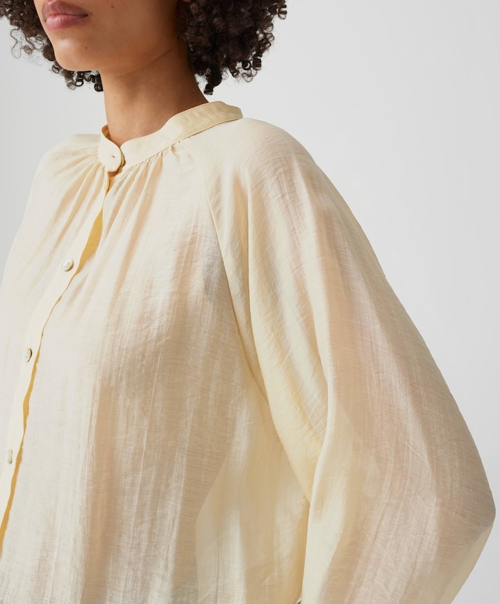 Dames blouse geel