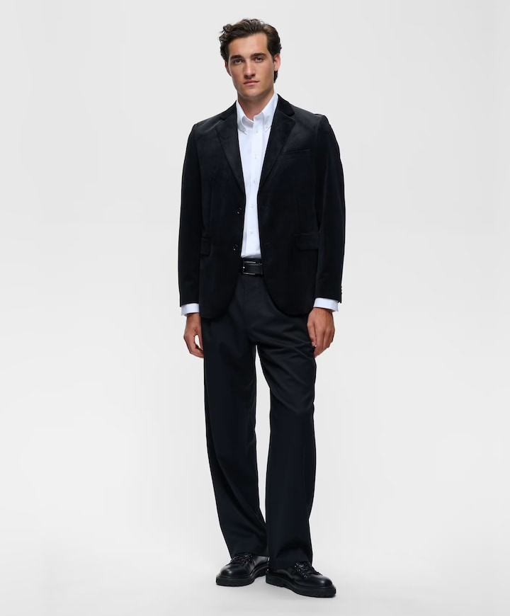 Heren colbert zwart