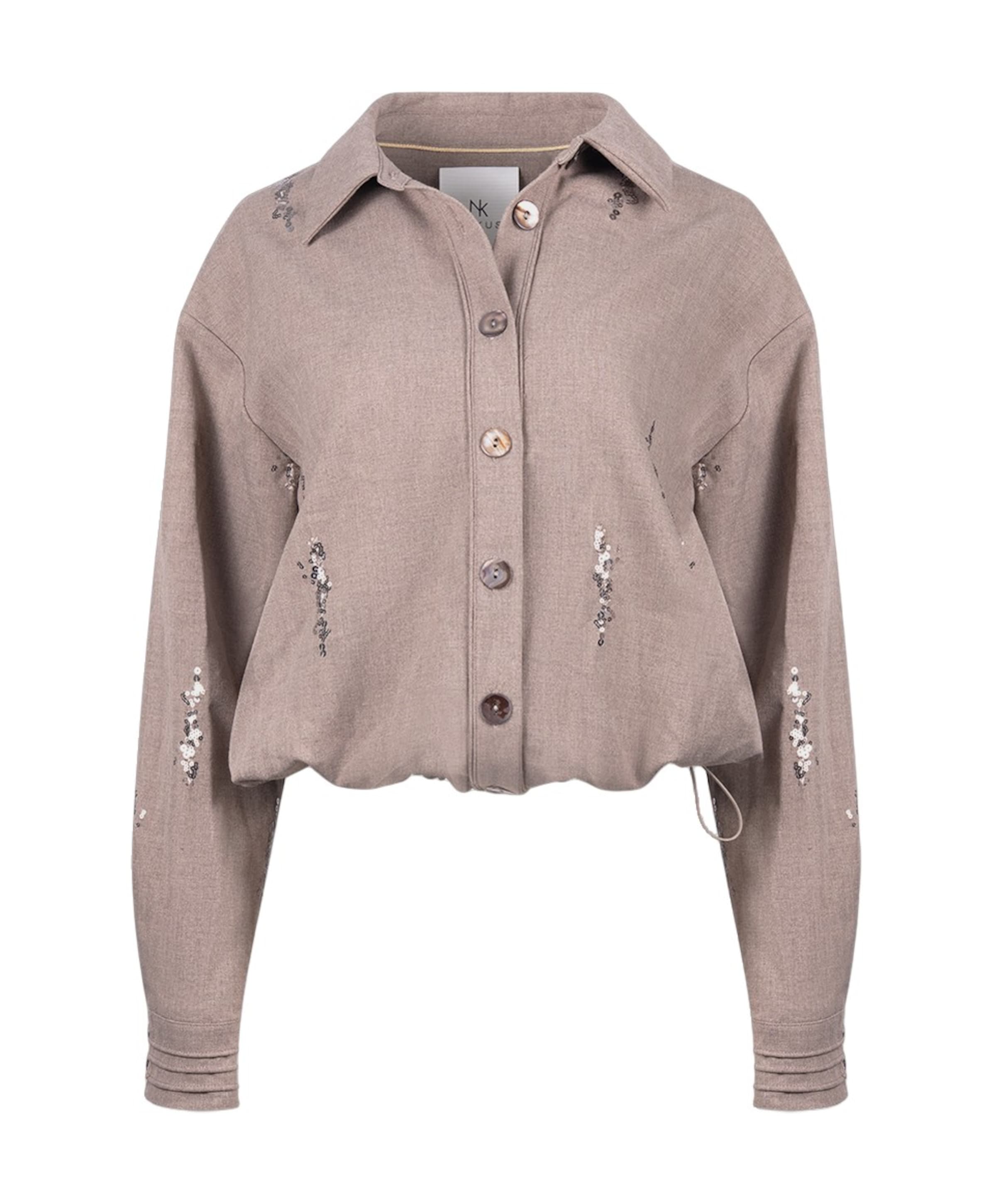 Dames blouse bruin