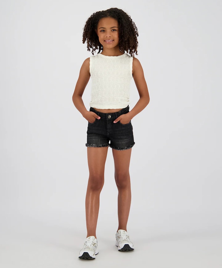 Louisiana meisjes korte broek zwart