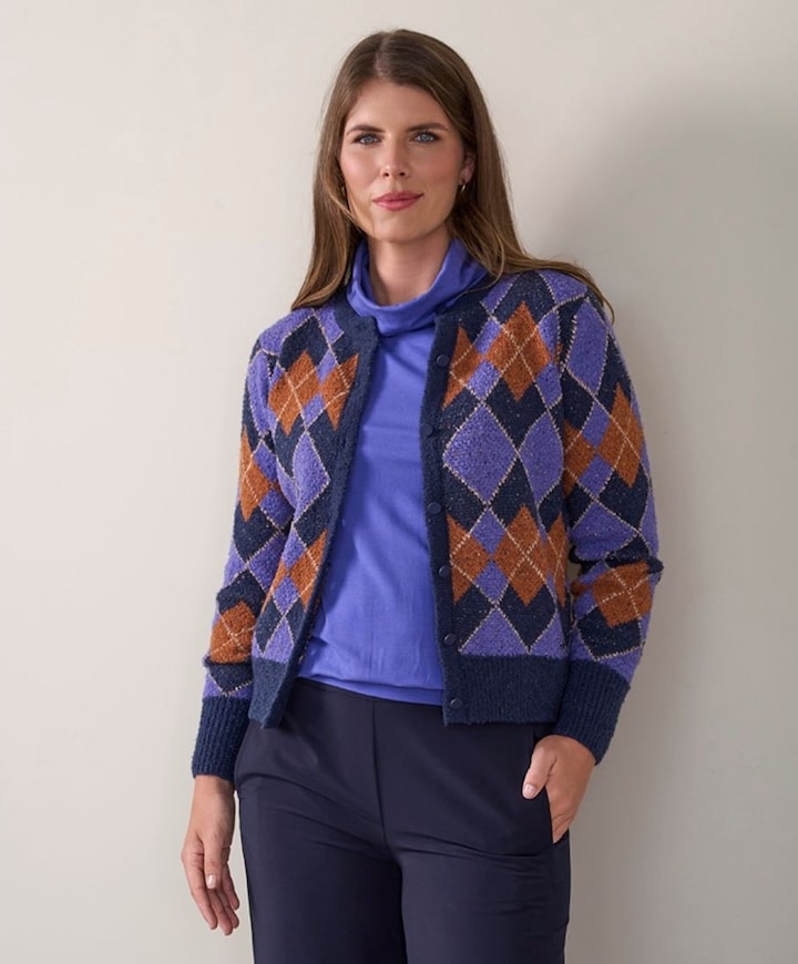Dames vest blauw