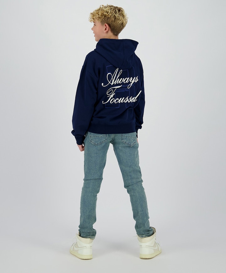 Hoodie blauw