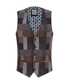 Heren gilet blauw