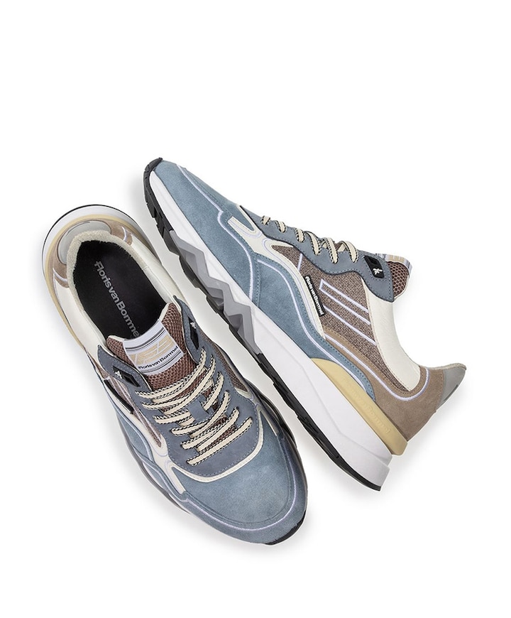 heren veterschoenen blauw