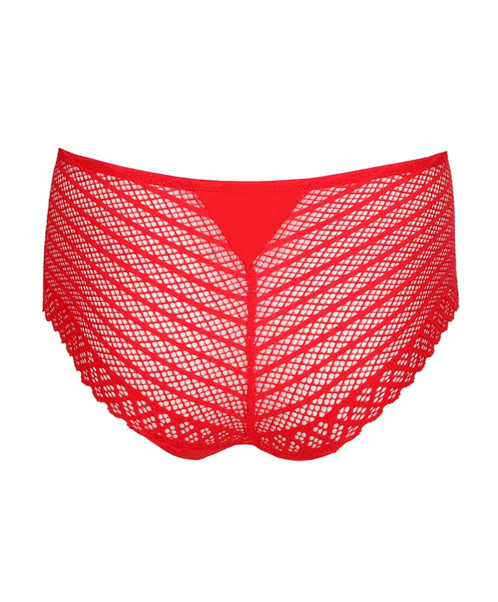 Dames short rood