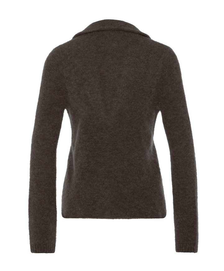 Dames vest bruin