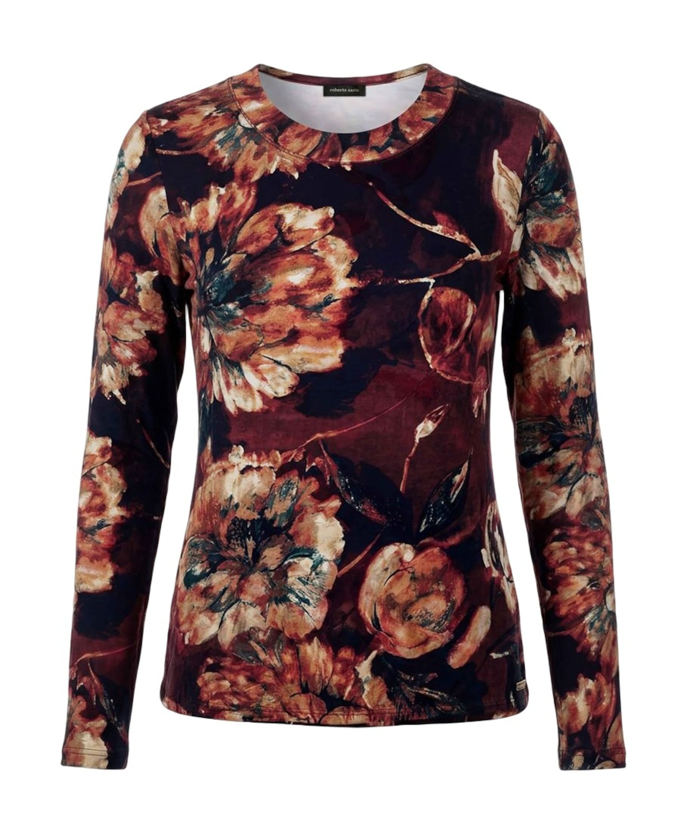 Dames longsleeve bordeaux