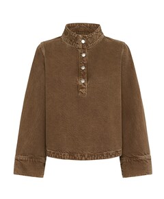 Dames blouse bruin