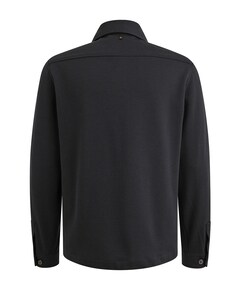 Heren overhemd lange mouw blauw