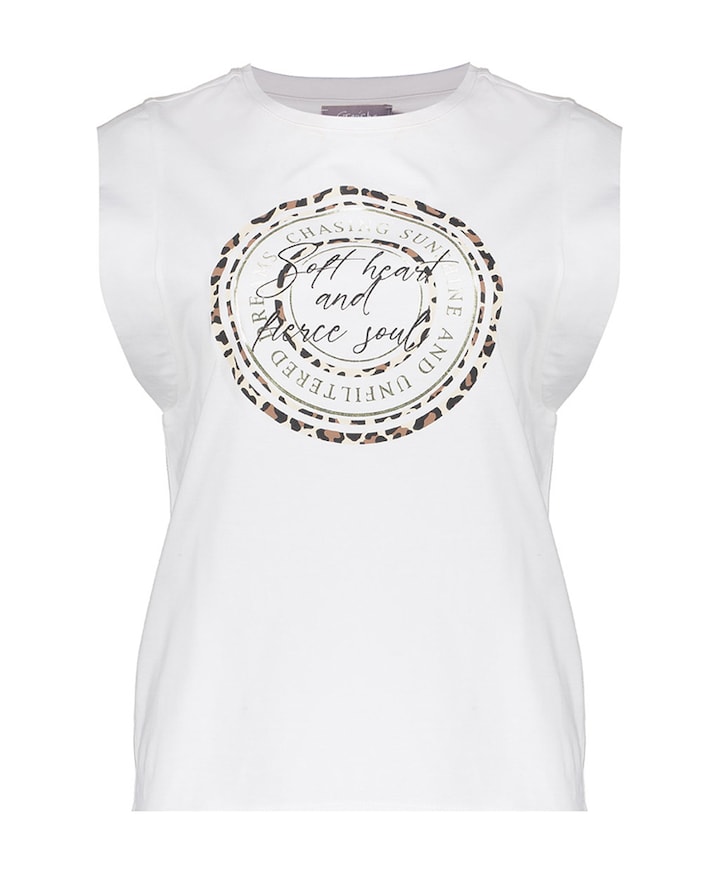 Dames T-shirt ecru
