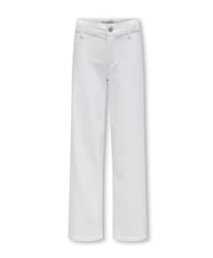 KOGSYLVIE CLEAN WIDE LEG WHITE PIM meisjes broek wit