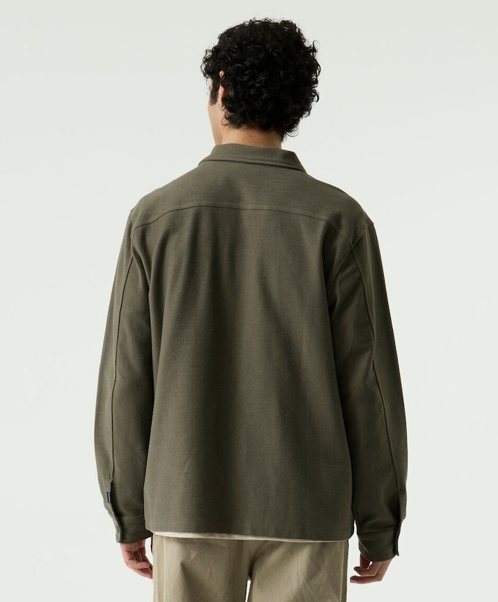Heren overshirt groen