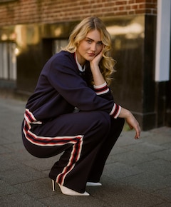 Nora dames broek blauw