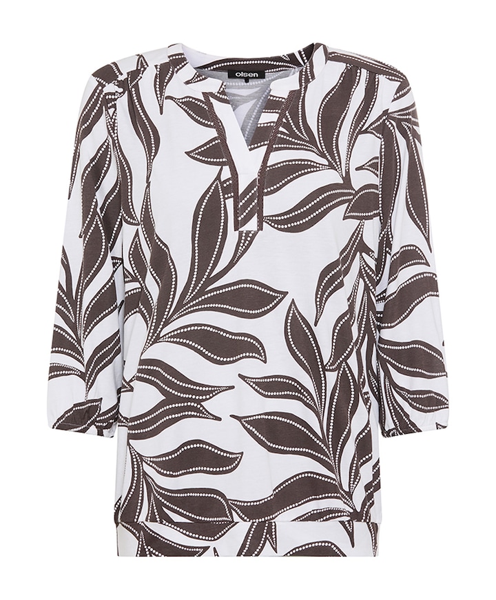 Dames longsleeve bruin