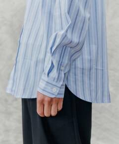 Heren overhemd lange mouw blauw