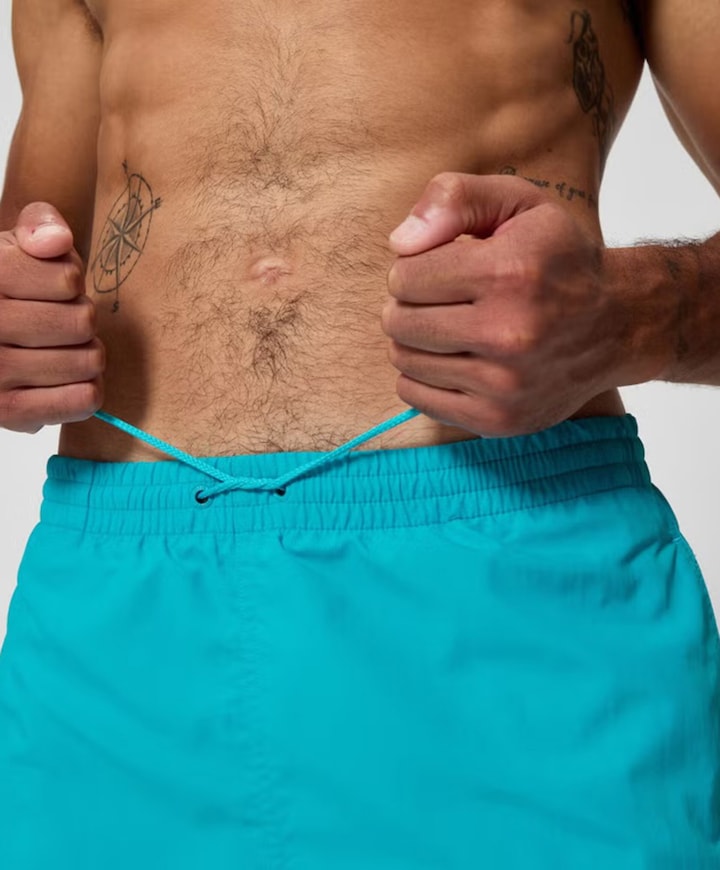 Heren zwemshort blauw