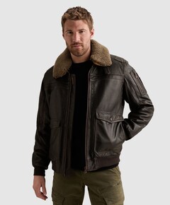 Heren jas bruin