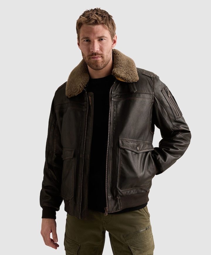 Heren jas bruin