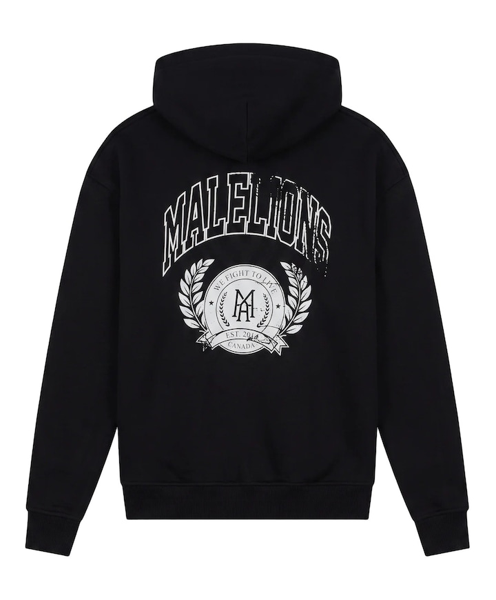 Heren hoodie zwart