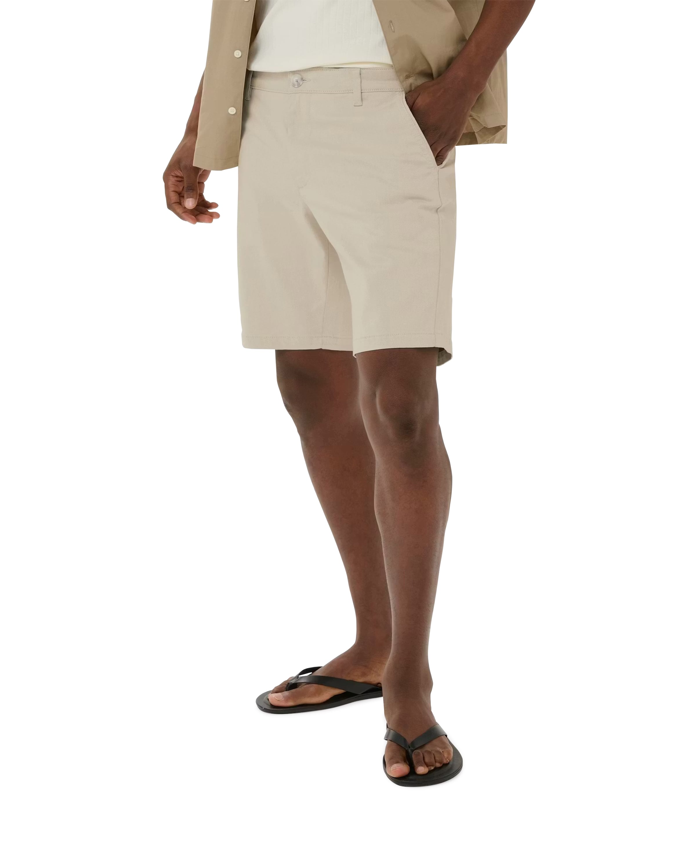 MAthomas Short heren korte broek ecru