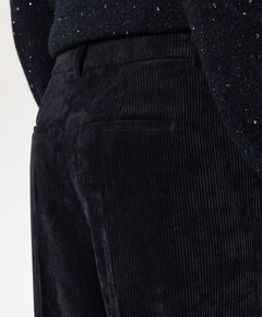 Cord-Wideleg dames broek blauw