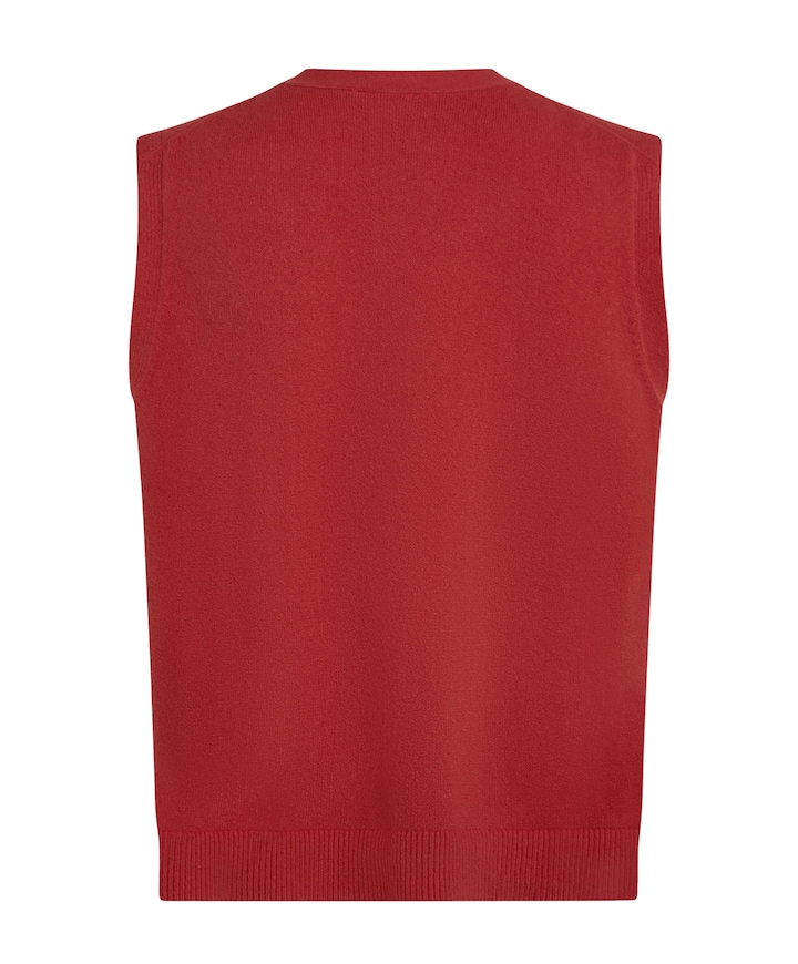 Dames gilet rood